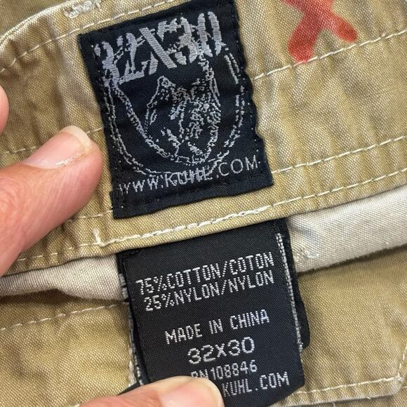 Kuhl Tan Chinos Relaxed Fit REVOLVR Cotton Blend Size 32 X 30 - Picture 5 of 11